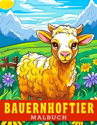 Bauernhoftier-Malbuch: Entspannen Sie Sich Mit Über 50 Hochwertigen Tier-Ausmalbildern Für Kinder Mit Verschiedenen Aktivitten Und Farben. Vogel, Mia Independently Publıshed