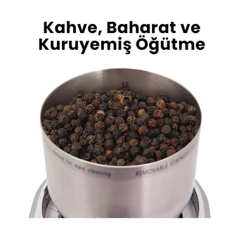 Goldmaster Smash MC-110 200 W Çelik 5 Kademeli Elektrikli Kahve Öğütücü