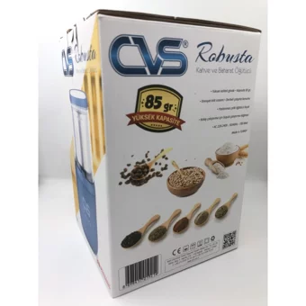 Cvs DN1921 Robusta 100 W Plastik 1 Kademeli Elektrikli Kahve Öğütücü Mavi