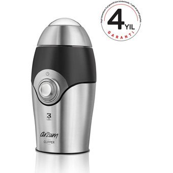 Arzum AR1034 Clipper 150 W Çelik 1 Kademeli Elektrikli Kahve Öğütücü