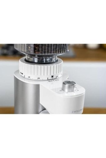 Zwilling Enfinigy 135 W Plastik 140 Kademeli Elektrikli Kahve Öğütücü Gümüş