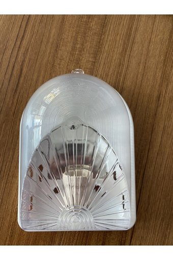Korçam Tekli Başlık Plastik Aplik Beyaz