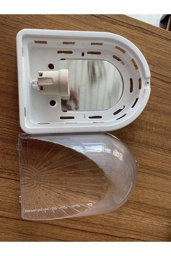 Korçam Tekli Başlık Plastik Aplik Beyaz