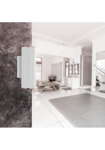 Nevo NA137.34 2'li Başlık Metal Led Aplik Beyaz
