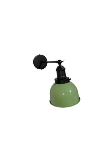 Riolight Retro Tekli Başlık Metal Led Aplik Yeşil
