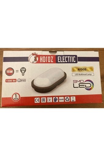 Horoz Elektrik Aydos Tekli Başlık Plastik Led Aplik Beyaz