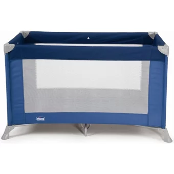 Chicco Good Night 15 kg Kapasiteli Taşınabilir Katlanabilir 76x120 cm Anne Yanı Park Yatak Mavi