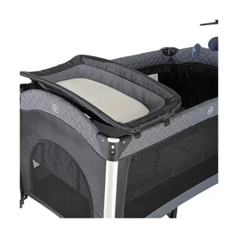 Prego Baby Maxima Alüminyum 25 kg Kapasiteli Ayarlanabilir Taşınabilir Katlanabilir Ara Katlı 70x120 cm Sallanan Anne Yanı Park Yatak Gri