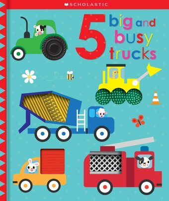 5 Big And Busy Trucks: Early Learners (Touch And Explore) Scholastic Cartwheel