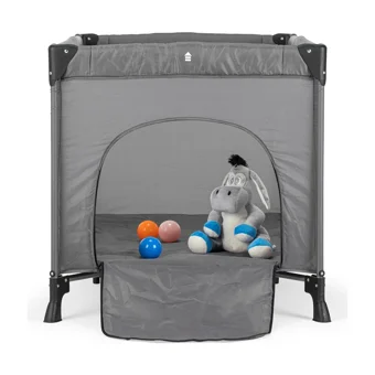 Ozmo Aura 20 kg Kapasiteli 70x120 cm Anne Yanı Park Yatak Gri+Visco Yatak