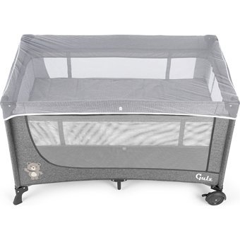Gulz Lindo 20 kg Kapasiteli Ayarlanabilir Taşınabilir Katlanabilir 70x120 cm Sallanan Anne Yanı Park Yatak Siyah