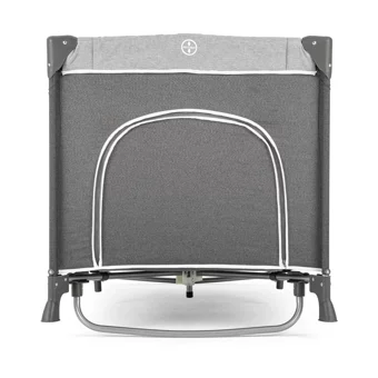 Gulz Raftel 20 kg Kapasiteli Ayarlanabilir Taşınabilir Katlanabilir Ara Katlı 70x120 cm Sallanan Anne Yanı Park Yatak Koyu Gri