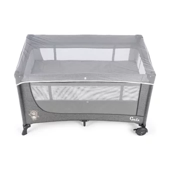 Gulz Lindo 20 kg Kapasiteli Ayarlanabilir Taşınabilir Katlanabilir 70x120 cm Sallanan Anne Yanı Park Yatak Gri