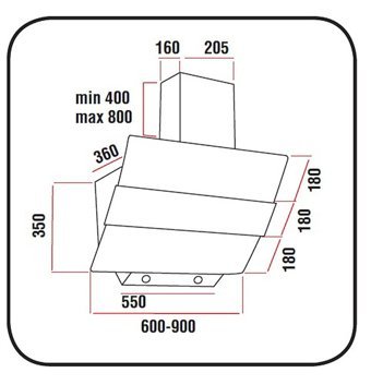 Alveus Ege 604 GLS 640 -MFA604 - MOD W Dokunmatik Doğalgazlı Cam Klasik Set Üstü Davlumbaz 3'lü Ankastre Set Beyaz