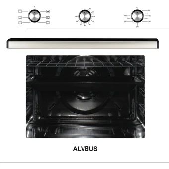 Alveus Cloud 614 Gls 640 - Mfa 614 - F4 Ecr Doğalgazlı Cam Klasik Set Üstü Aspiratör 3'lü Ankastre Set Beyaz
