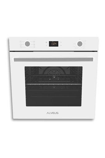 Alveus Sardunya ALV MFA 627 - ALV GLS 640 Dokunmatik Doğalgazlı Cam Klasik Ankastre Fırın Seti 2'li Ankastre Set Beyaz