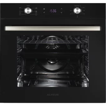 Alveus Majestic MOD3000-MFA627 Dokunmatik Cam Klasik Davlumbazlı Fırın 2'li Ankastre Set Siyah