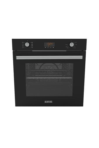 Alveus Premium MFA 627 - GLS 640 - MOD 3000 Dokunmatik Doğalgazlı Cam Klasik Set Üstü Davlumbaz 3'lü Ankastre Set Siyah