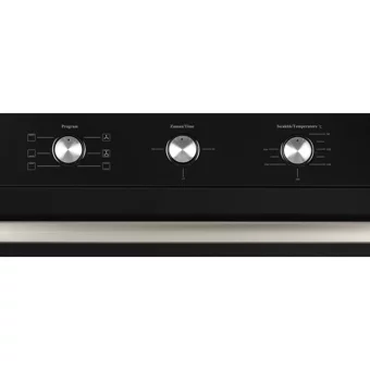 Alveus İnci MOD3000-MFA614 Dokunmatik Cam Klasik Davlumbazlı Fırın 2'li Ankastre Set Siyah
