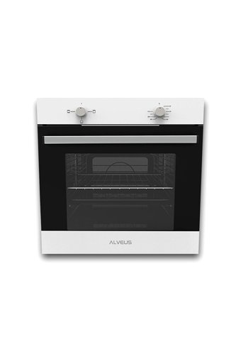 Alveus Destiny 604 F6 ECR - GLS 640 - MFA604 Doğalgazlı Cam Klasik Set Üstü Aspiratör 3'lü Ankastre Set Beyaz