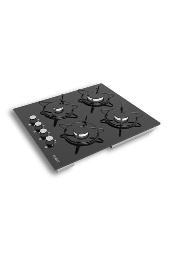 Alveus Black Style 614 Gazlı Cam Klasik Aspiratörlü Ankastre Set 3'lü Ankastre Set Siyah