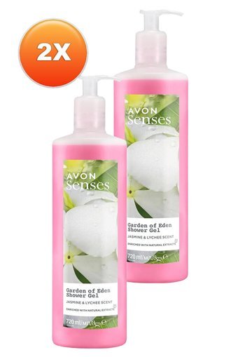 Avon Senses Yasemin Liçi Aromalı Duş Jeli 2x720 ml