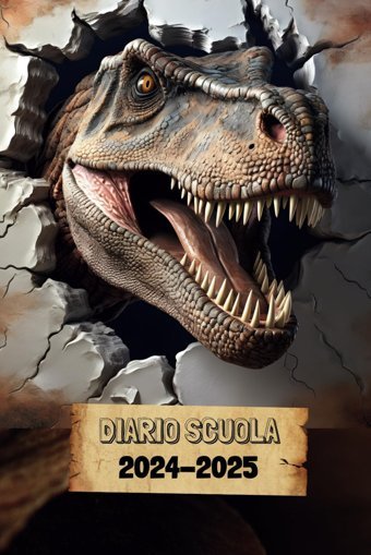 Diario Scuola 2024 2025 Elementari Dinosauri: Agenda Scolastica Settimanale | Bambino, Ragazzo| Tirannosauro Rex | A5 Beltempo, Carlotta Independently Publıshed