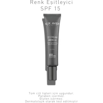 Alix Avien Renk Düzenleyici Güneş Koruyuculu CC Krem Nötr 40 ml