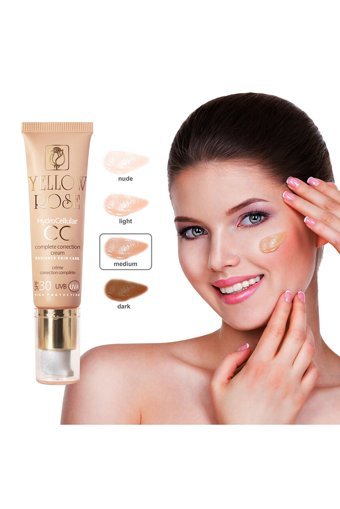 Yellow Rose Complete Correction Güneş Koruyuculu Işıltılı Suya Dayanıklı CC Krem Medium 30 ml