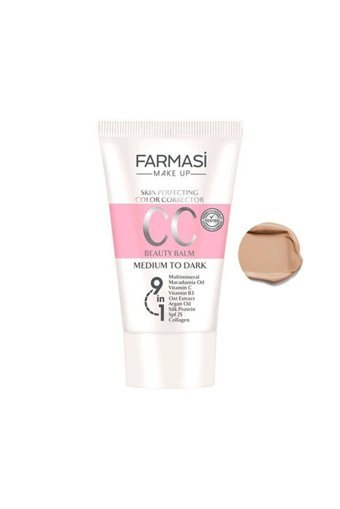 Farmasi Medium To Dark 4 Güneş Koruyuculu Suya Dayanıklı CC Krem 50 ml
