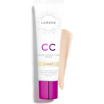 Lumene 7 Etkili Renk Dengeleyici Güneş Koruyuculu Işıltılı CC Krem Açık Ton 7 ml