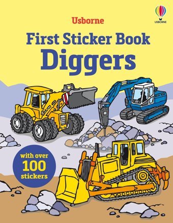 Diggers Sticker Book Taplin, Sam Usborne