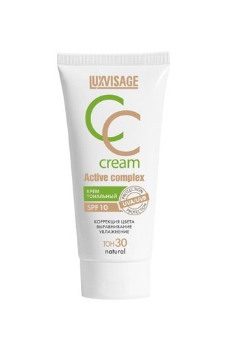 Luxvısage Cosmetıcs Turkey Actıve Complex Güneş Koruyuculu Suya Dayanıklı CC Krem Natural
