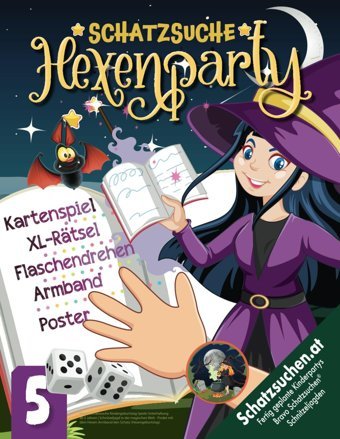 Hexen Schatzsuche Kindergeburtstag Spiele Unterhaltung Ab 5 Jahren: Schnitzeljagd İn Der Magischen Welt - Findet Mit Dem Hexen-Armband Den Schatz (Hexengeburtstag) (Bravo Schatzsuche) Bravo, Birgit Independently Publıshed