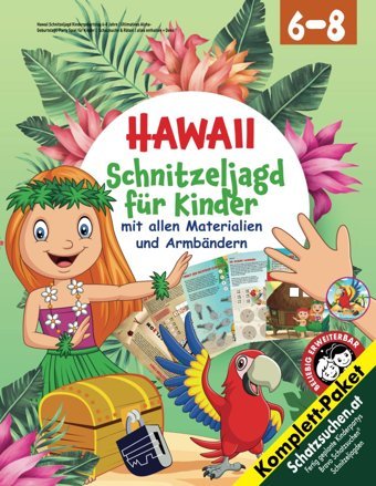 Hawaii Schnitzeljagd Kindergeburtstag 6-8 Jahre: Ultimatives Aloha- Geburtstags-Party Spiel Für Kinder | Schatzsuche & Rtsel | Alles Enthalten + Deko. (Bravo Schatzsuche) Bravo, Birgit Independently Publıshed