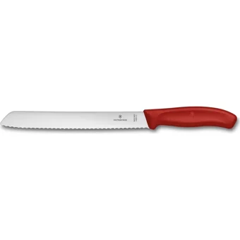 Victorinox Çelik Tırtıklı Plastik Bıçak 21 cm Kırmızı