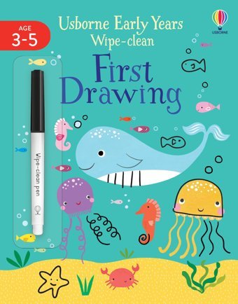 Early Years Wipe-Clean First Drawing Greenwell, Jessica Usborne