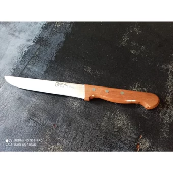 Barlas Çelik Düz Plastik Bıçak 16 cm