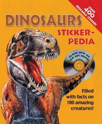 Dinosaurs: Filled With Facts On 180 Amazing Creatures! With Cdrom (Sticker-Pedia) Johnson, Jinny Silver Dolphin Books