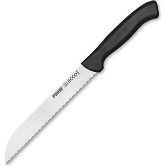 Pirge Ecco Çelik Tırtıklı Plastik Bıçak 17.5 cm