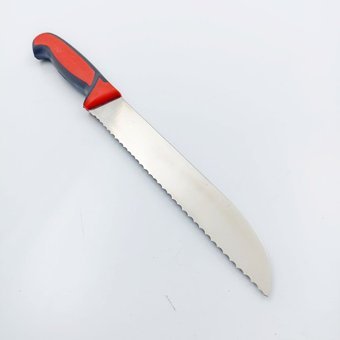 Göcen Çelik Tırtıklı Plastik Bıçak 21 cm