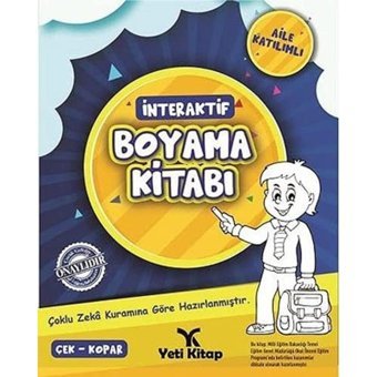 İnteraktif Boyama Kitabı 1 Feyyaz Ulaş Yeti Kitap