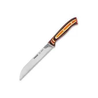 Pirge Elite Çelik Tırtıklı Plastik Bıçak 17.5 cm