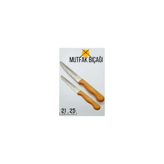 Xnews 718351 Çelik Düz Plastik Bıçak 21-25 cm 2 Parça