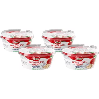 Eker Probiyotik Meyveli Kaymaksız Yoğurt 4x125 gr