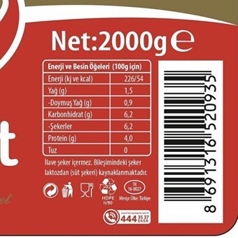Eker Kaymaksız Yoğurt 2 kg