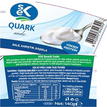 Sek Quark Kaymaksız Yoğurt 140 gr