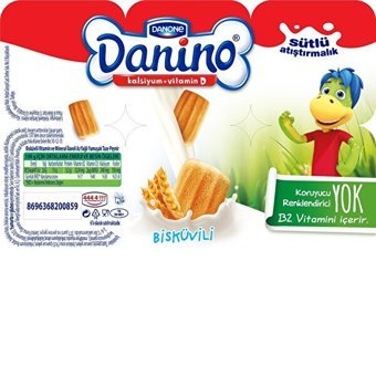Danino Bisküvili Kaymaksız Yoğurt 6x40 gr