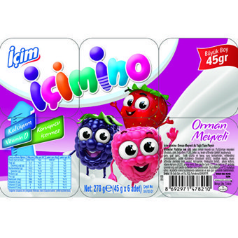 İçim Büyüme Küpü Meyveli Kaymaksız Yoğurt 6x40 gr