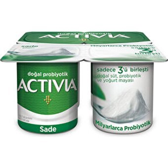 Activia Probiyotik Kaymaksız Yoğurt 4x100 gr